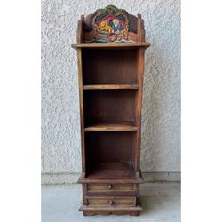 Unique Noah’s Ark Hand Carved Bookshelf