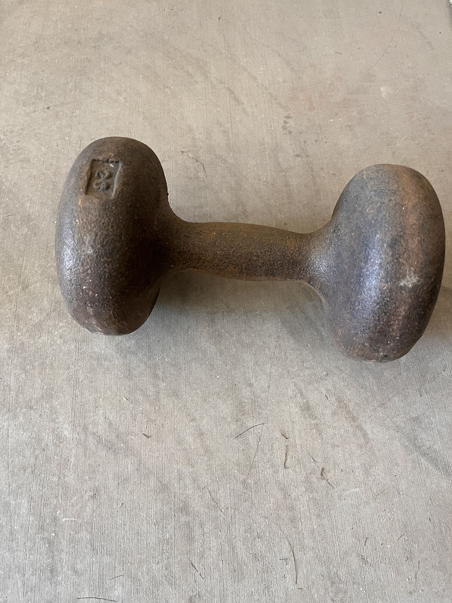 Concrete Dumbbell