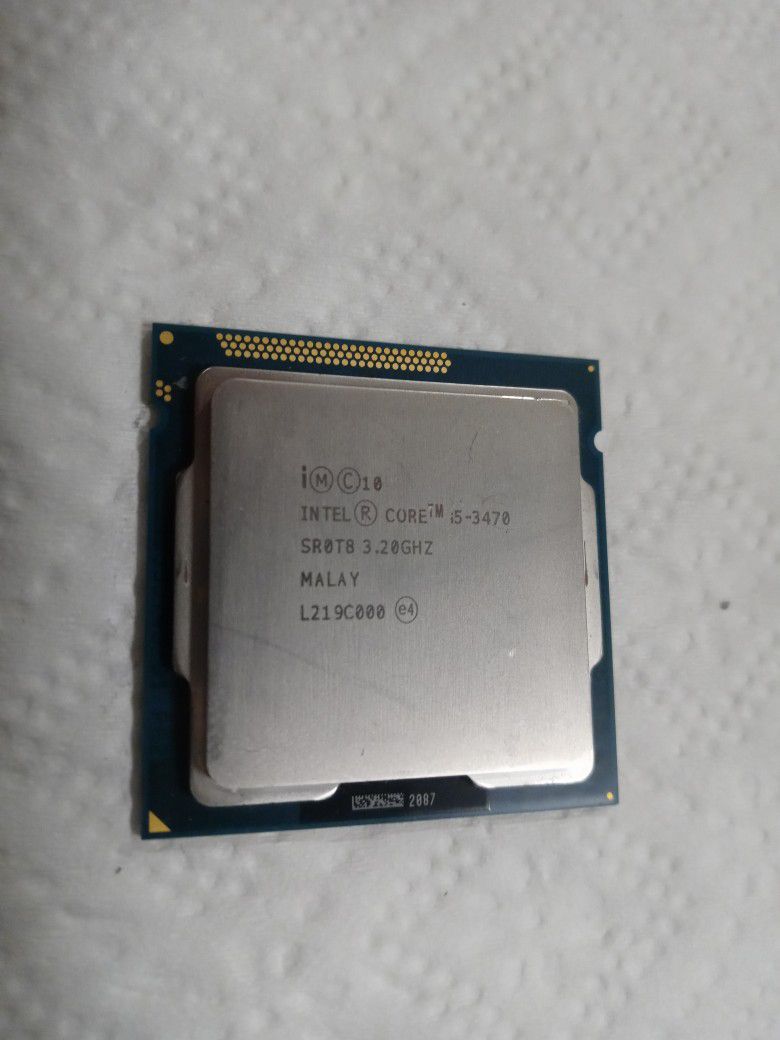 Vendo : Cpu Intel core i5 3470