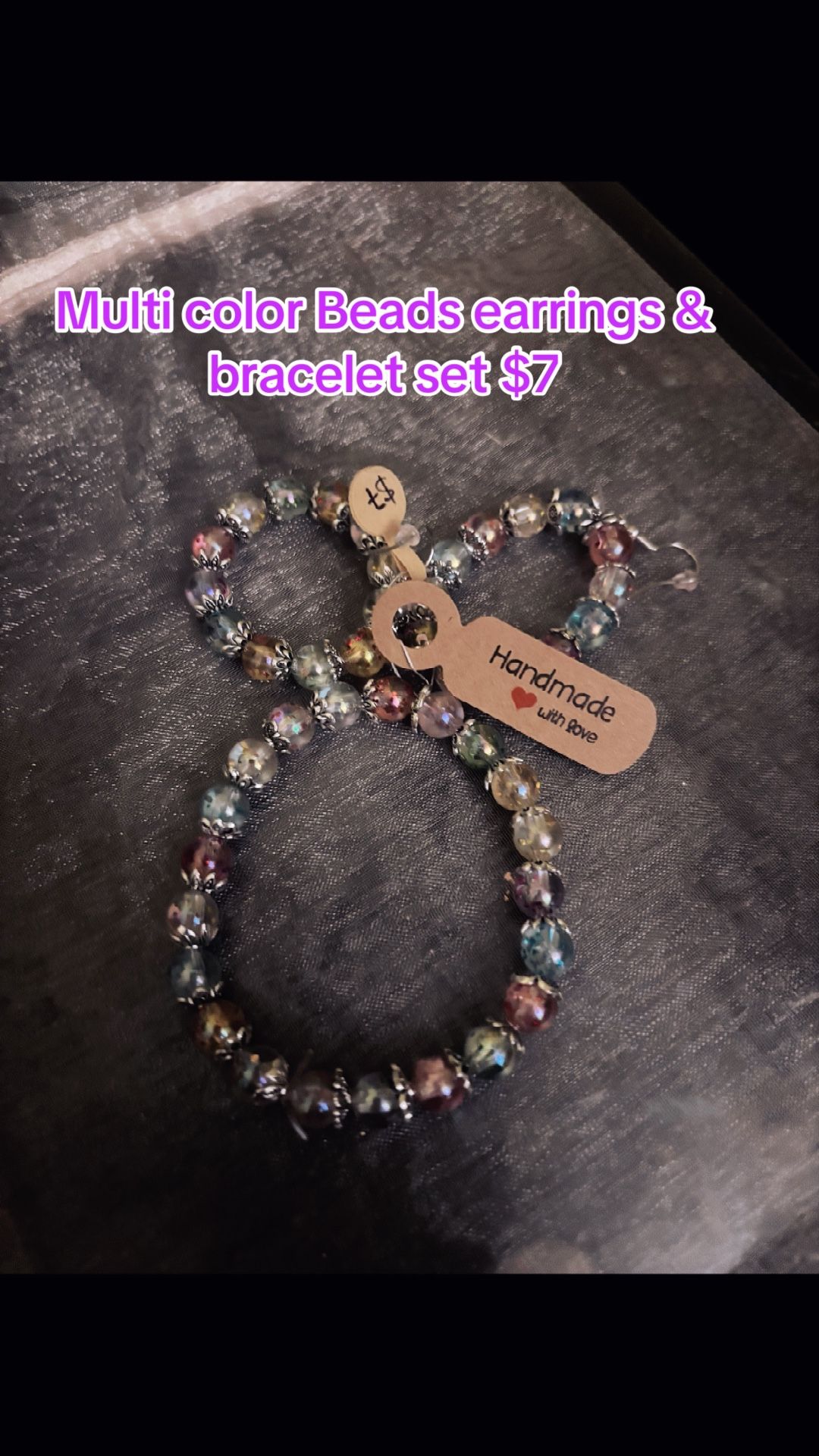 Beaded Earrings And Bracelet Sets For $7 Each