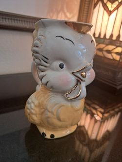 Sweet Vintage Owl Pitcher From 1950's