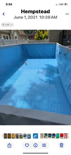 Intex 12x52 above ground pool. Good condition.