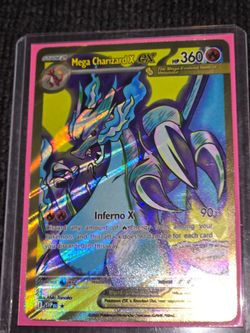 Mega Charizard X EX 360 HP Holo Custom Pokémon Card