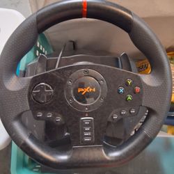 Steering Wheel And Foot Padels
