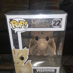 Funko Pop! Game Of Thrones - Viserion #22 Good Cond But Slight Box Damage