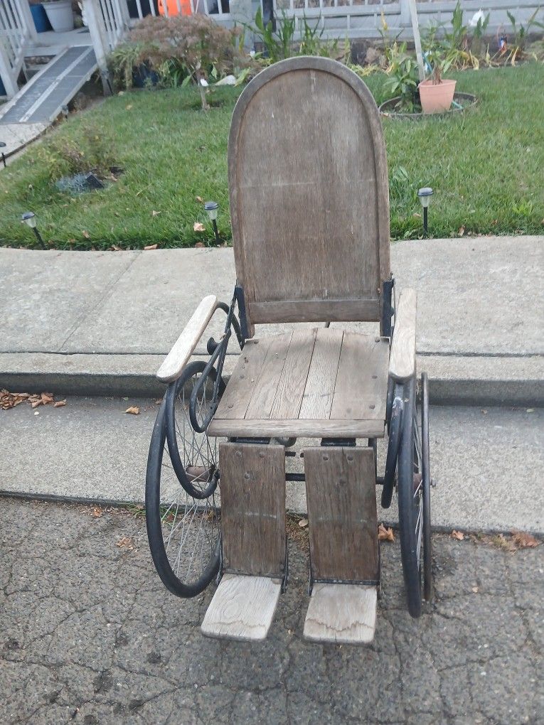 Antique Wheelchair From Mid 1800s