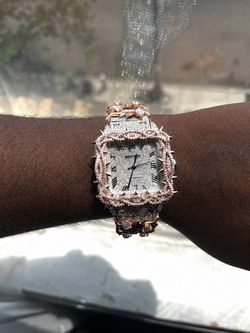 Buss down watch iced out VVS PASSES DIAMOND TESTER PICKUP BROOKLYN NY