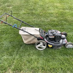 Self Propelled Lawnmower With Bagger In Excellent Condition 