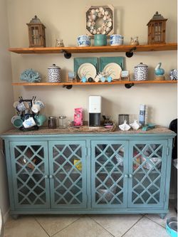 Buffet table