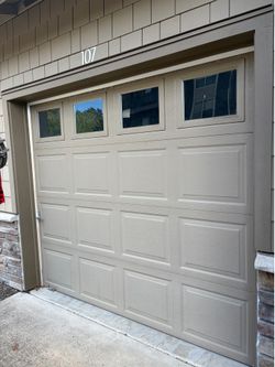 8x7 garage door and opener