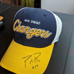 Philip Rivers Autographed Hat San Diego Chargers NFL