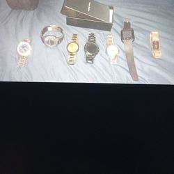 Lot Of 7 Assorted Designer And Everyday Watch Deal