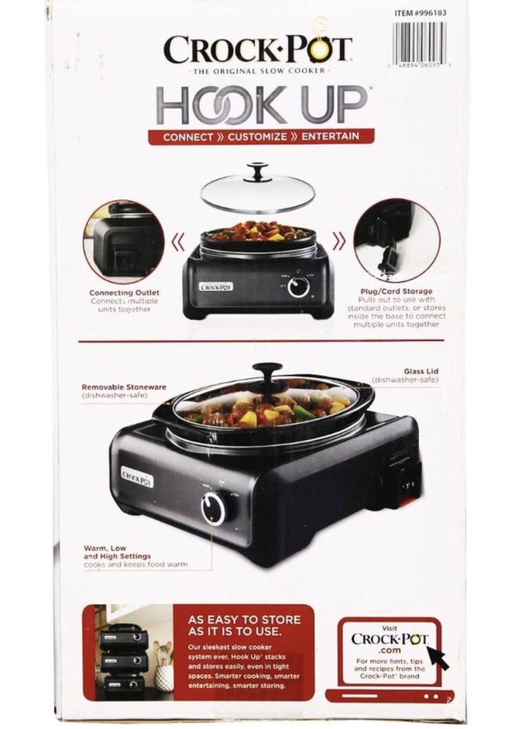 Crockpot hookup with 5qt & 2 qt