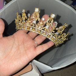 New Gold Metal Tiara 