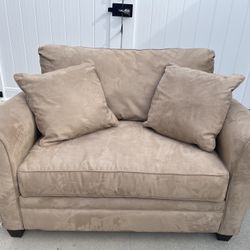 Twin Sleeper Chair/Bed With Rolled Arms