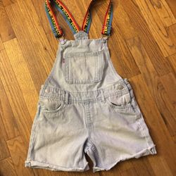 Levis Girls Shortall Rainbow Straps