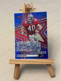 Mike Alstott Rookies and Stars Auto BUCCANEERS