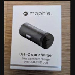 Mophie USB-C Car Charger -New