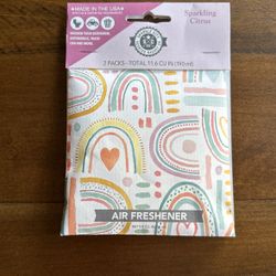 Sparkling Citrus Satchet 2 Pack Air Freshener