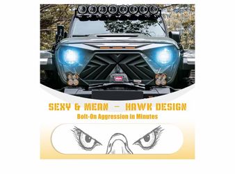 Seven Sparta Front Grill for Jeep Wrangler JL JLU Gladiator JT
