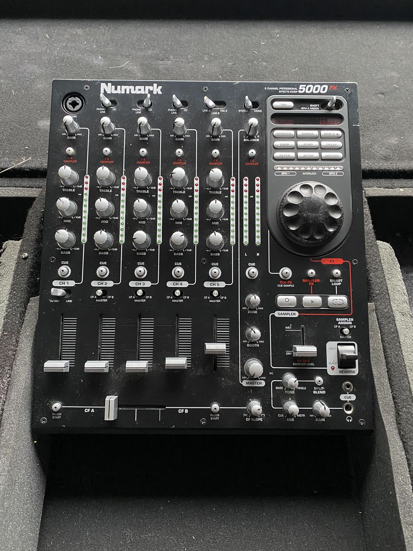 Numark 5000FX 5 channel Professional effects DJ Mixer