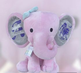 Custom elephant 🐘 pink and gray available 