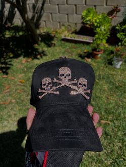 Barbas Hats 24k Triple Skull