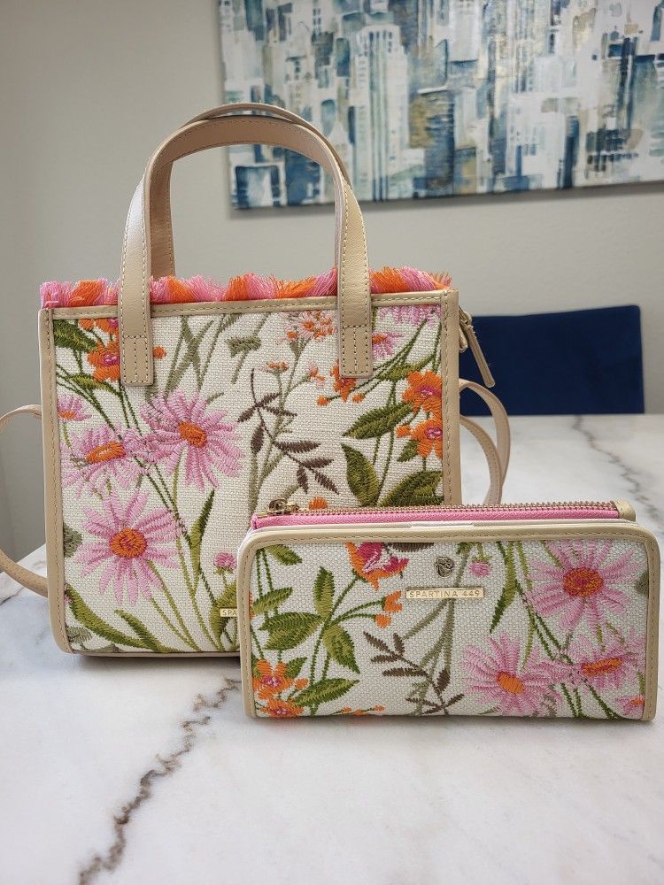 Spartina 449 Handbag And Wallet Set