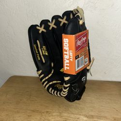 LEFT HANDED BRAND NEW RAWLINGS 13”  SOFTBALL GLOVE CHECK OUT MY PROFILE FOR MORE GREAT ITEMS 