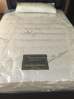 Double Sided Pillow Mattress and Boxspring