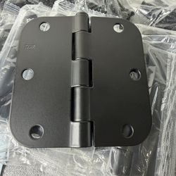 24 Mate Black Door Hinges 