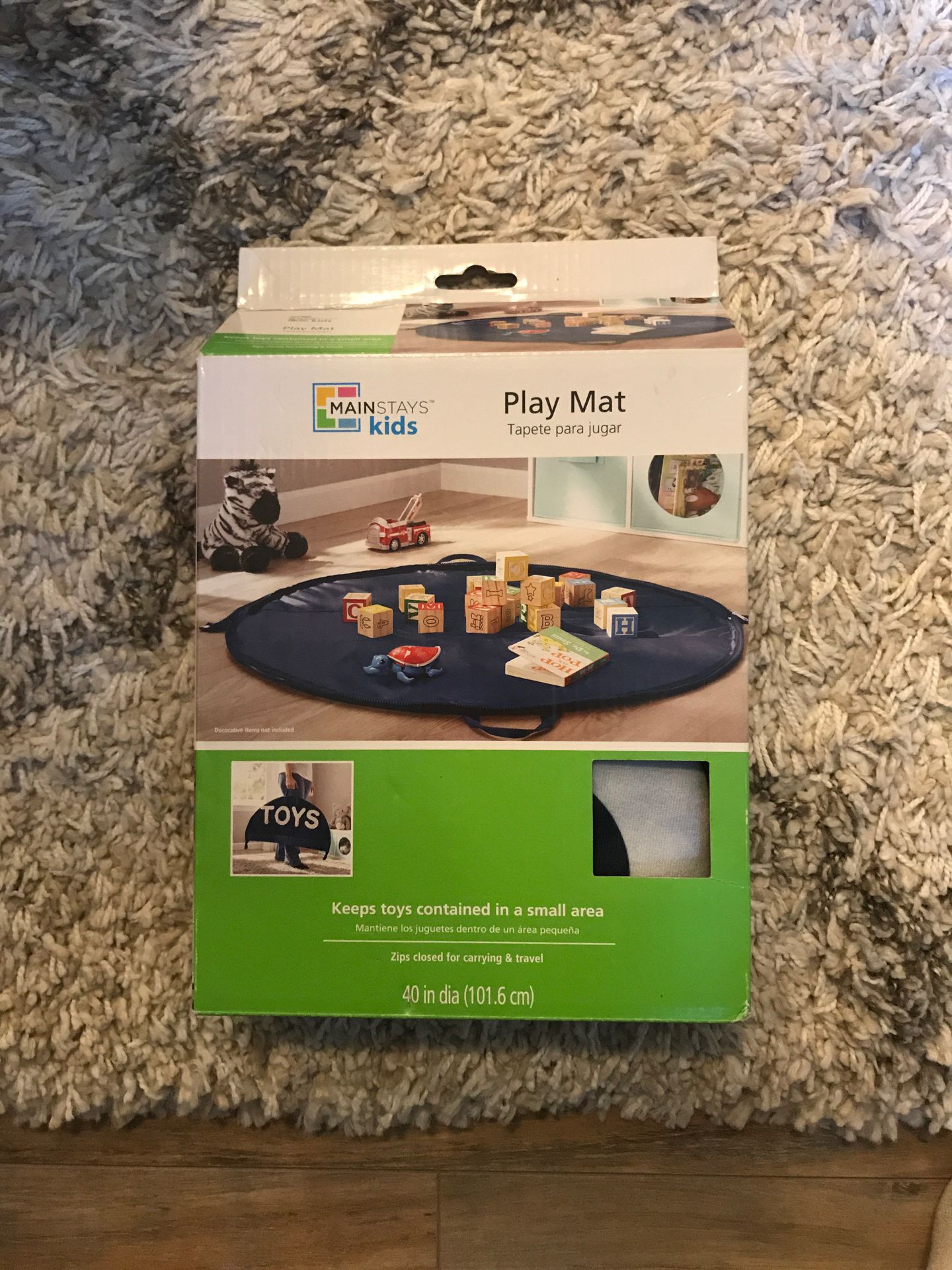 Mainstays kids zip up play mat/baby/toys