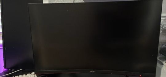 165hz 32in curved monitor AOC