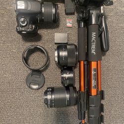 Canon T5 With Ef Lenses Bundle 