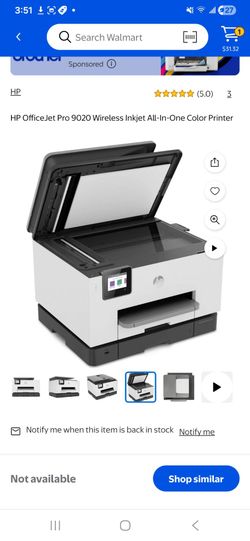 This is an HP OfficeJet Pro 9025e all-in-one printer in white and grey
