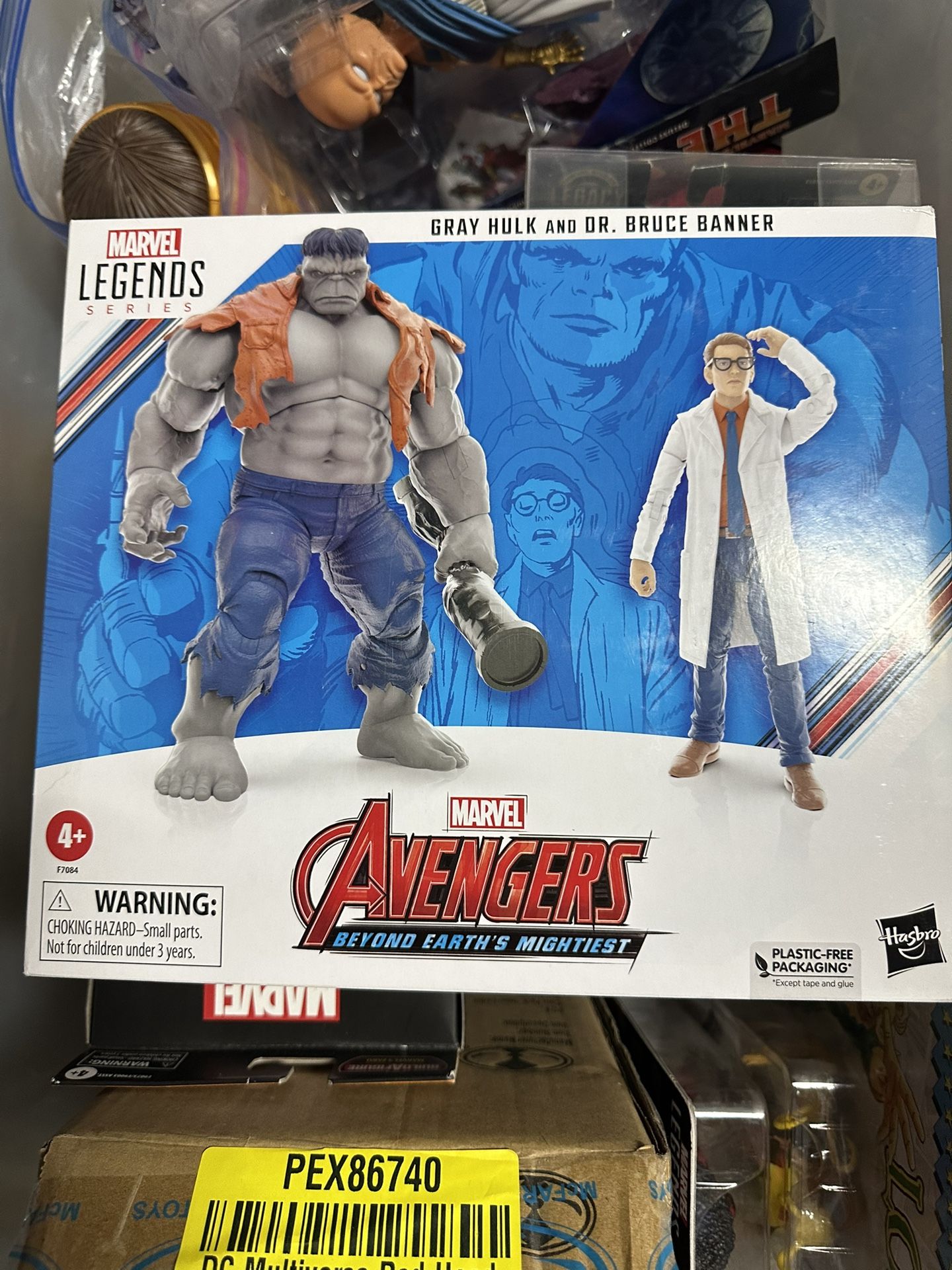 marvel legends grey hulk bruce banner