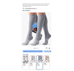 Brand new 2 Pack of Compression Socks Women Men