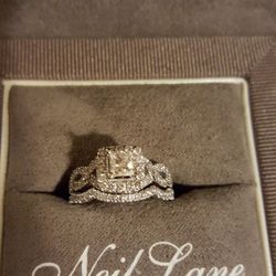 Stunning Neil Lane Diamond Wedding Set