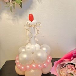 Birthday balloon cake