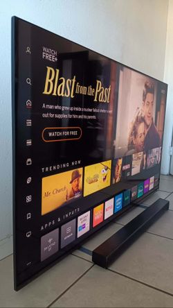 Vizio 65" QLED smart tv and soundbar with subwoofer