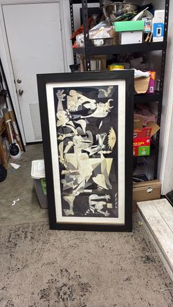 Picasso picture with solid wood frame