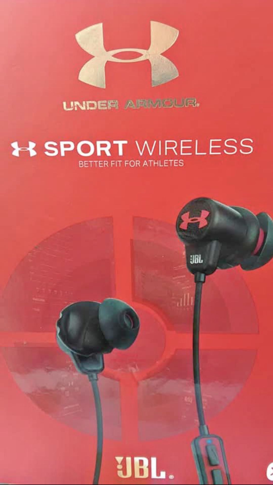 JBL Under Armour Sports Wireless-In-Ear Bluetooth earbuds Sealed box