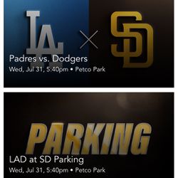 Padres vs Dodgers Wednesday 07/31 