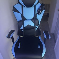 Blue And Black Gaming Chair 