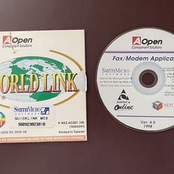 World Link Fax/Modem SmithMicro Software AOL
