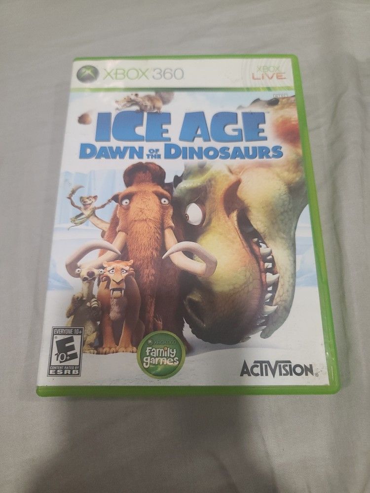 Xbox 360 Game Ice Age Dawn Of Thr Dinosaurs