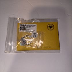 Moissanite ring size 6 1/2