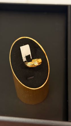 14K Solid Gold Men's Ring Natural Diamons
