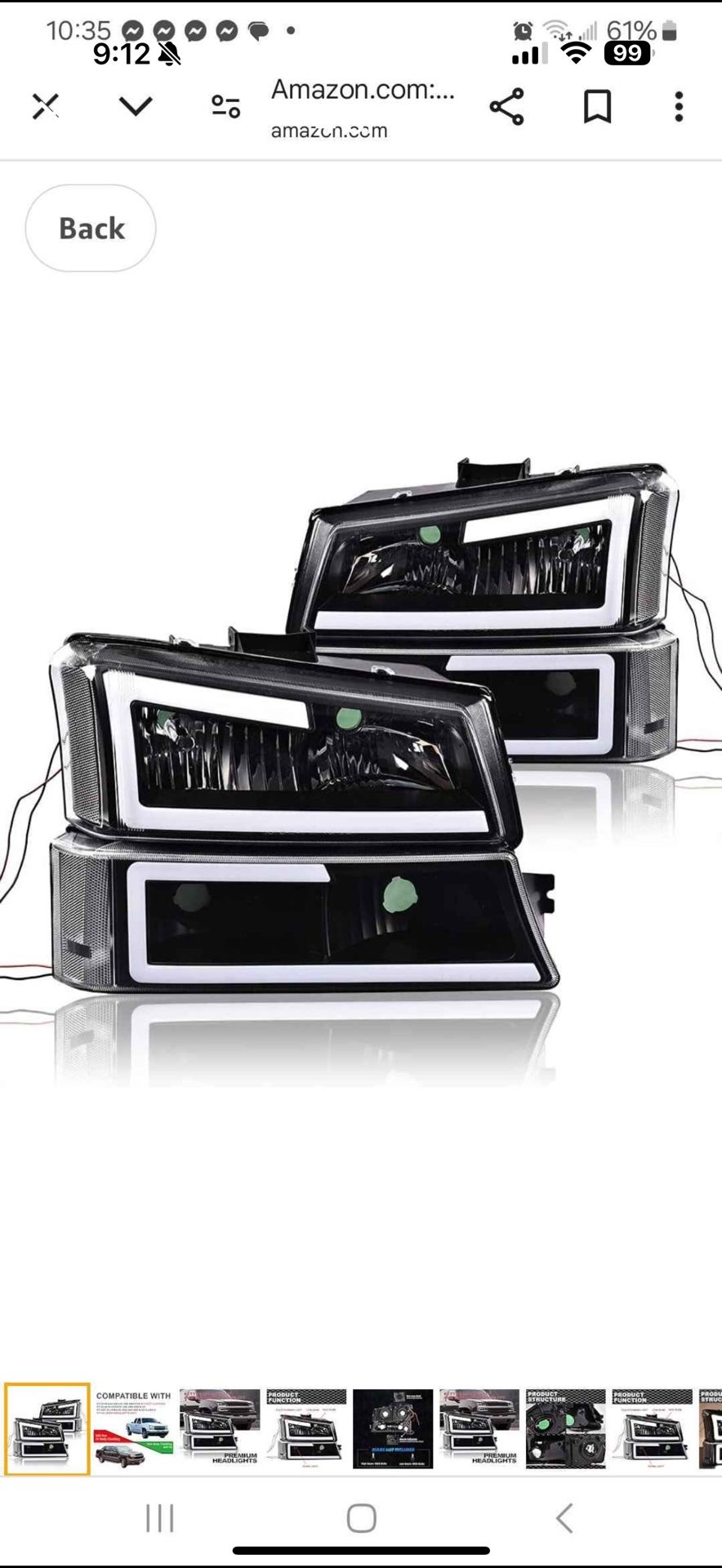 Chevrolet Avalanche Headlights