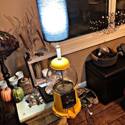 Vintage//Carousel GumBall Machine Lamp.